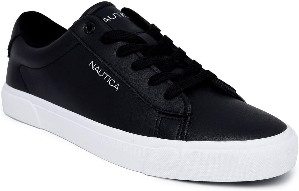 

Мужская повседневная обувь Nautica, классические низкие лоферы на шнуровке, модные кроссовки - в стандартных и широких размерах, черный