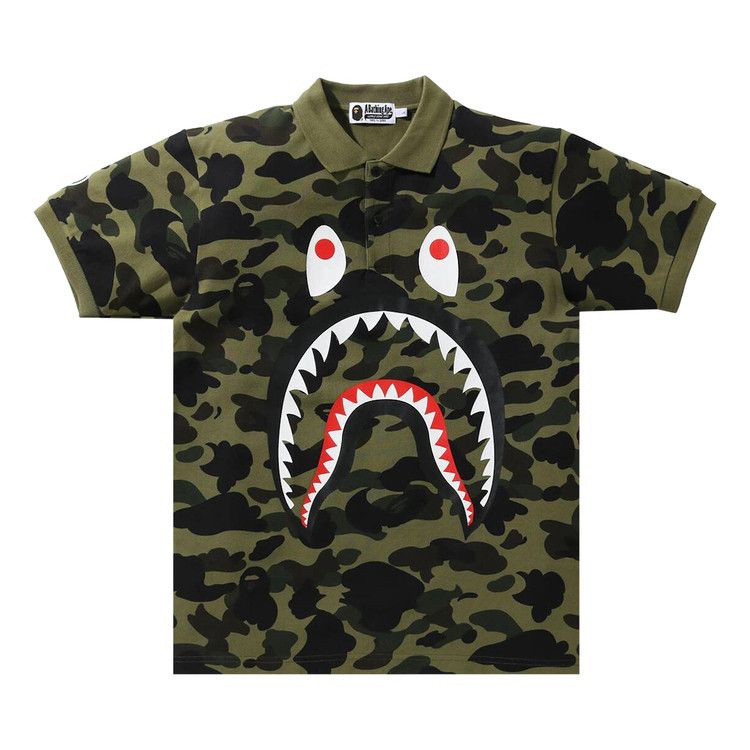 

Поло BAPE 1st Camo Shark Polo, Green