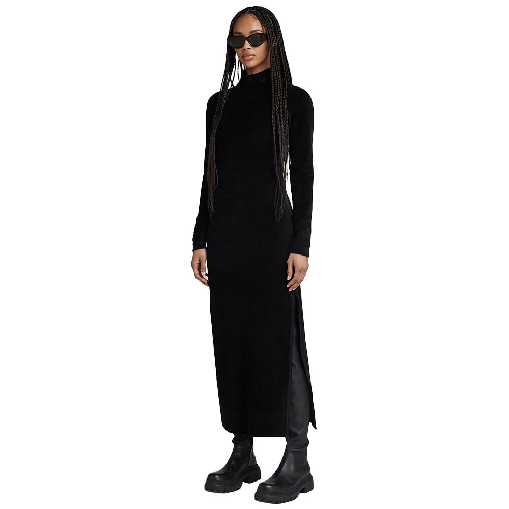 

Платье G-Star Velvet Slit, черный
