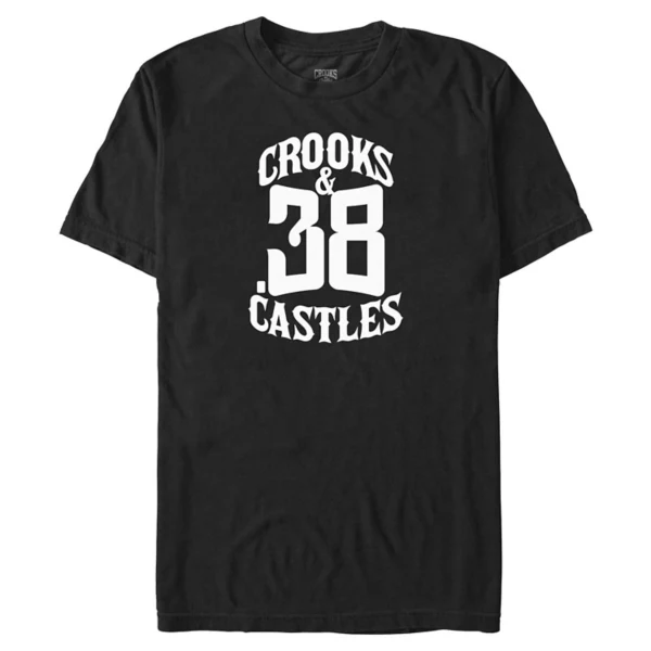 

Мужская футболка Crooks and Castle 38 с графическим принтом Licensed Character, черный