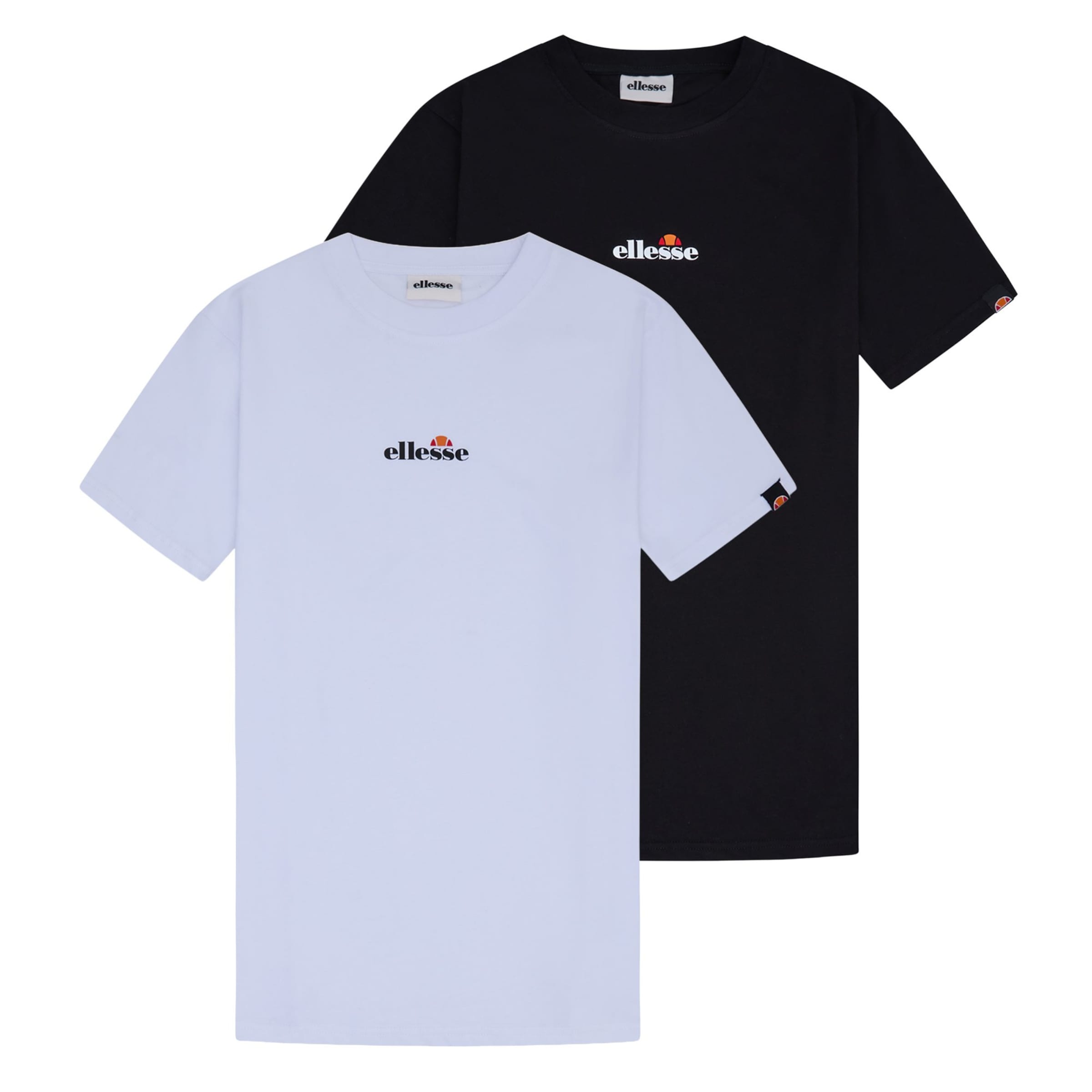

ELLESSE Футболка в светло-голубом и черном цветах