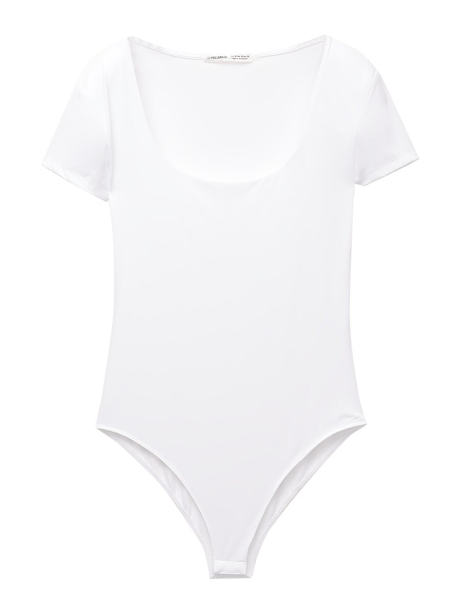 

Боди-рубашка Pull&Bear, белый