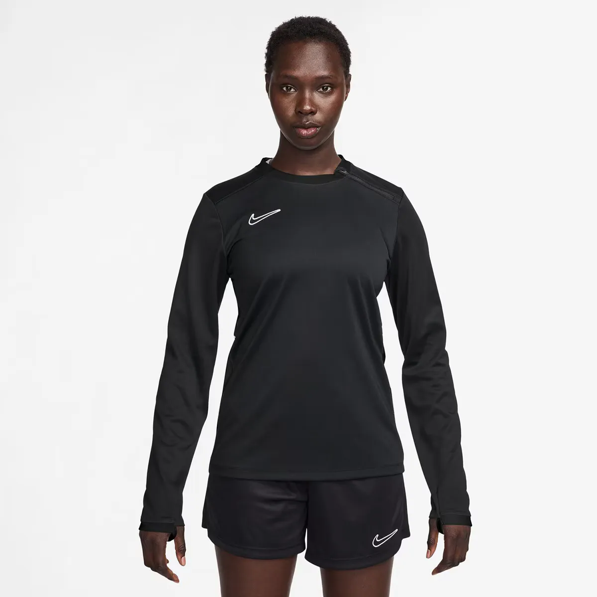 

Женская футболка Dri-FIT Academy 25 Nike с длинным рукавом, чёрный