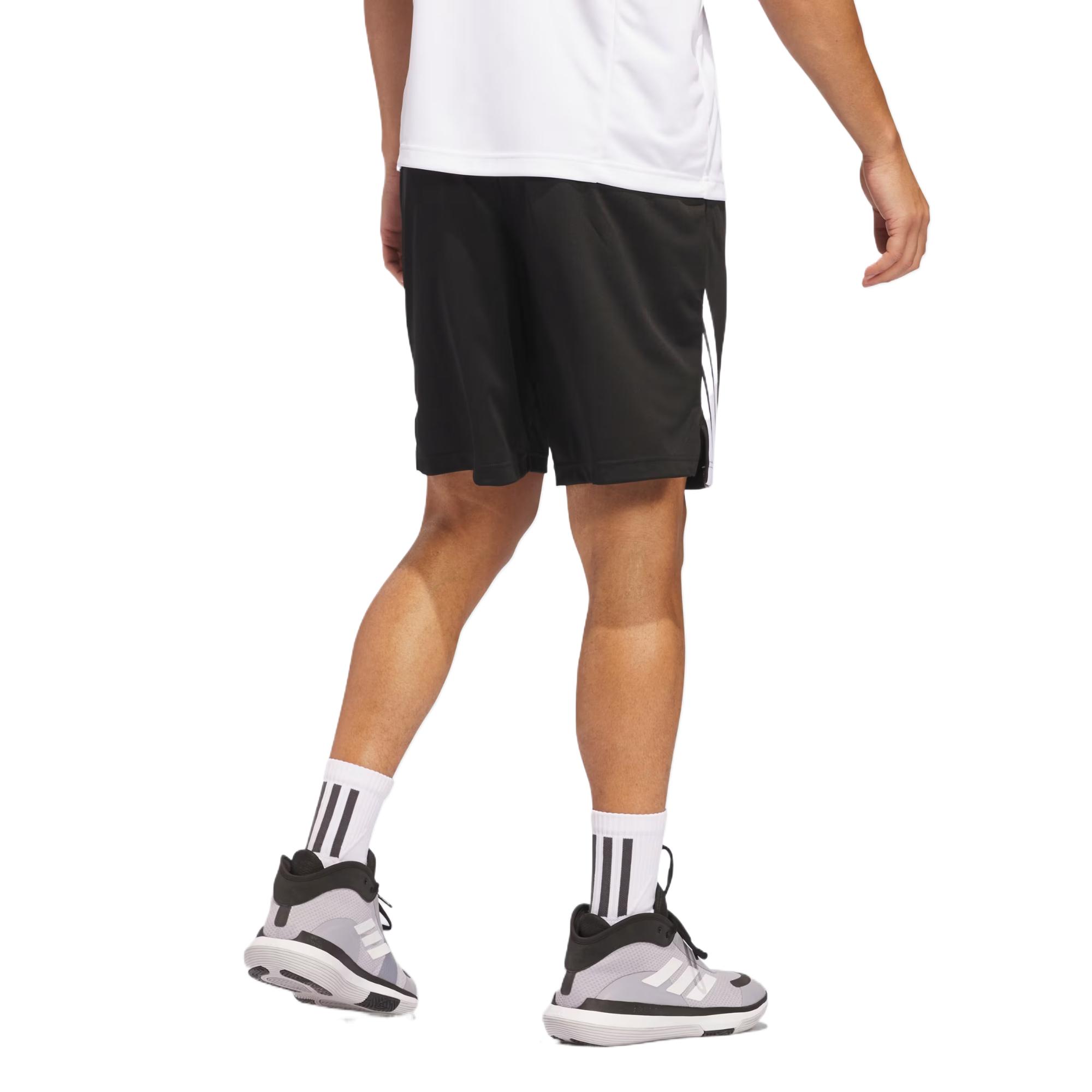 Шорты Free Shipping With AdiClub Legends 3 Stripes Basketball Shorts Adidas, белый — фото 4