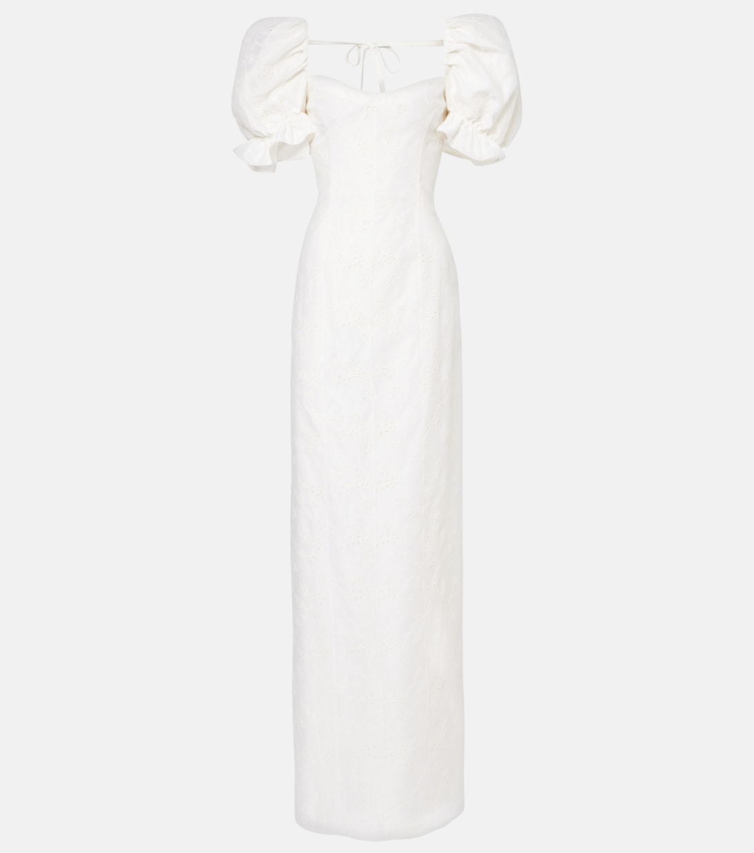 

Длинное платье Isidore из хлопка и шелка Markarian, Ivory Floral