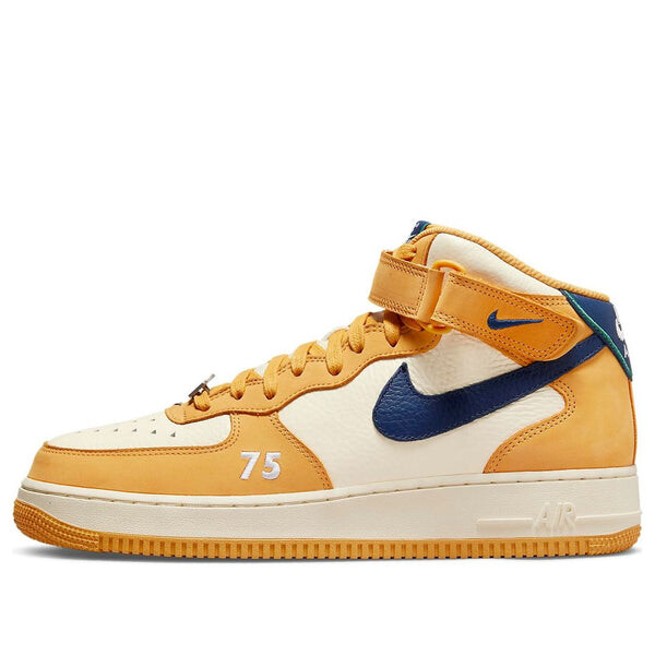 

Кроссовки air force 1 mid Nike, желтый