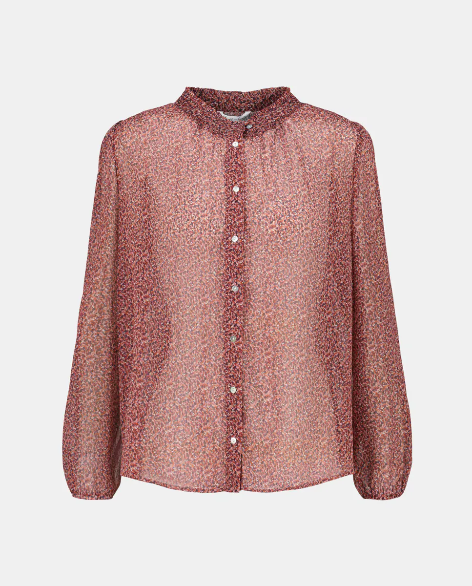 

Женская блузка с длинными рукавами из жоржета Southern Cotton, красный