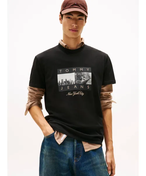 

Футболка Regular fit Tommy Jeans, черный
