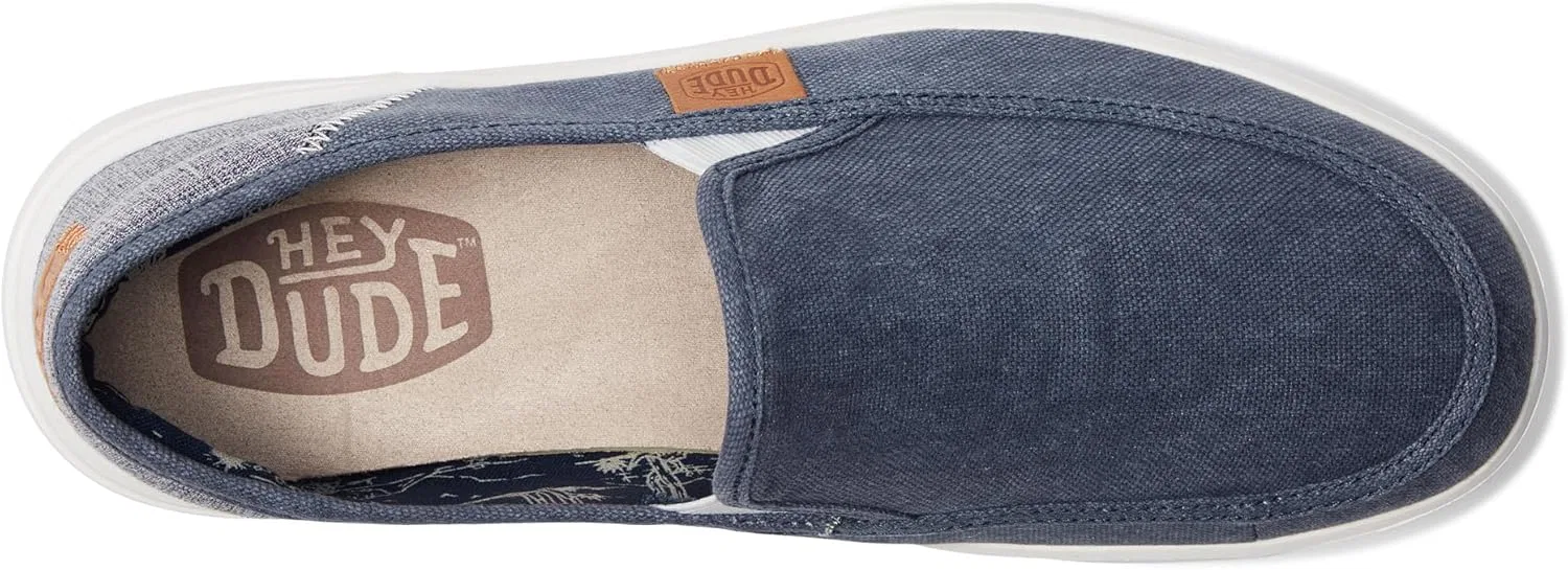 Лоферы HEYDUDE Sunapee Craft Navy — фото 3