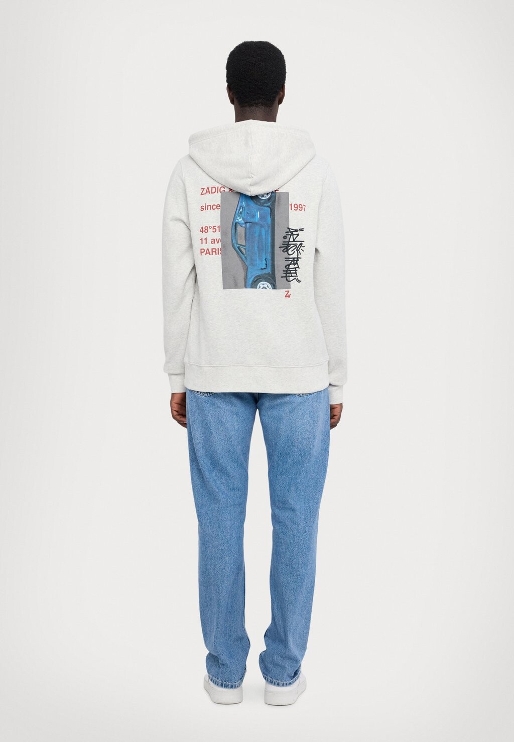 

Толстовка с капюшоном SODA SLIT Zadig & Voltaire, серый