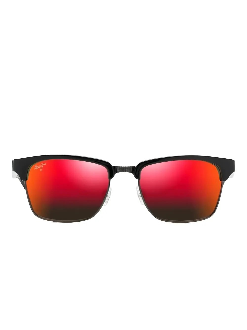 

Солнцезащитные очки в квадратной оправе Maui Jim, черный