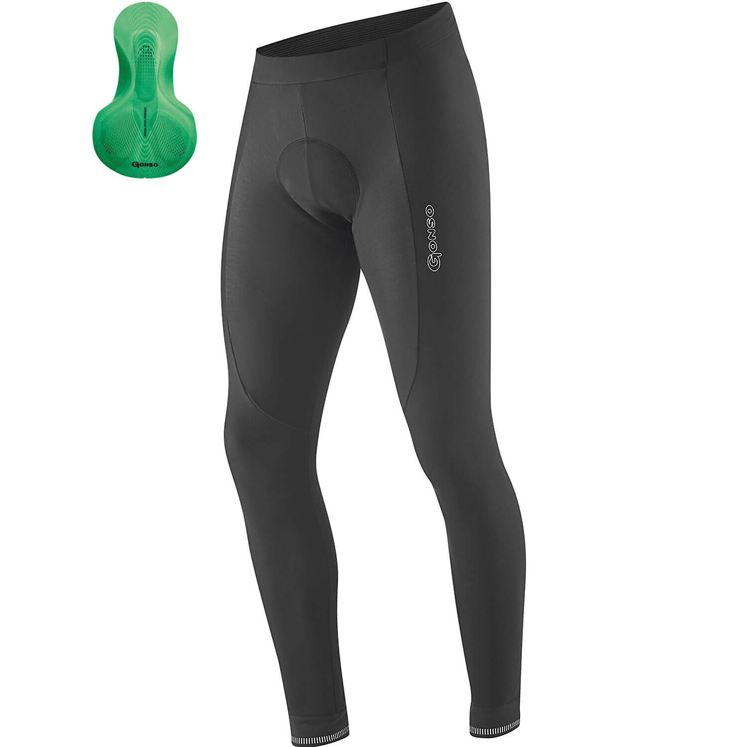 

Брюки Gonso Radhose Sitivo Tight Green, черный