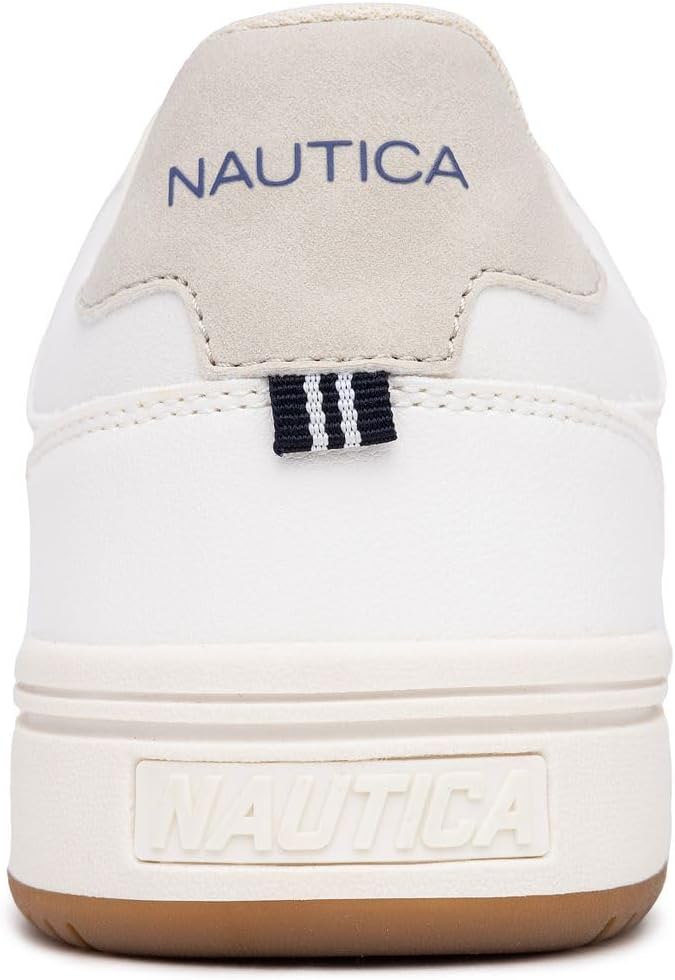 Мужские классические низкие кеды Nautica, White-jaxon — фото 3