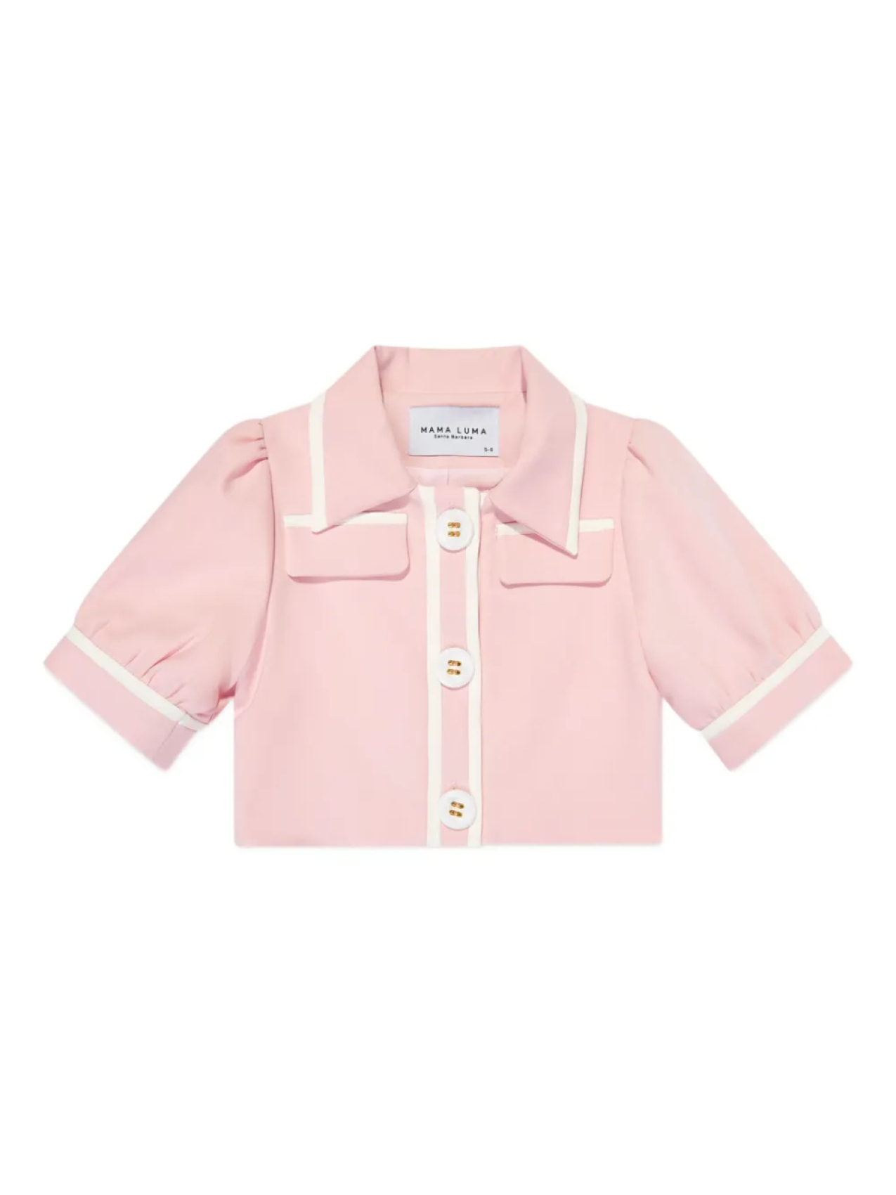 

Топ MAMA LUMA KIDS с рукавами-фонариками и пуговицами