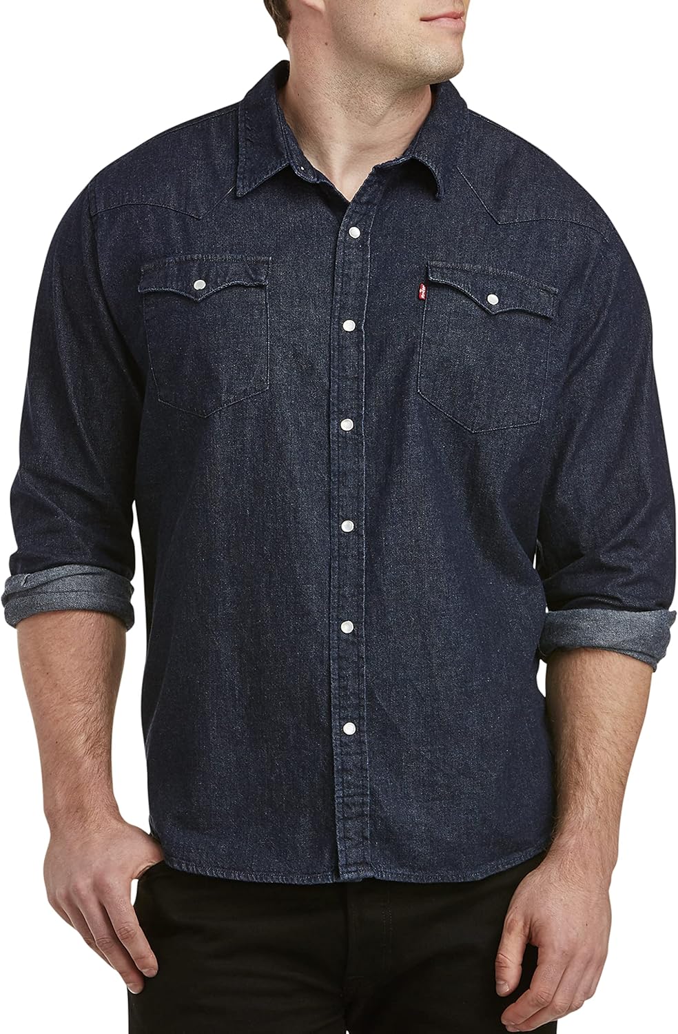 

Мужская классическая рубашка в стиле вестерн Levi's (также доступна в размерах Big и Tall), (New) Red Cast