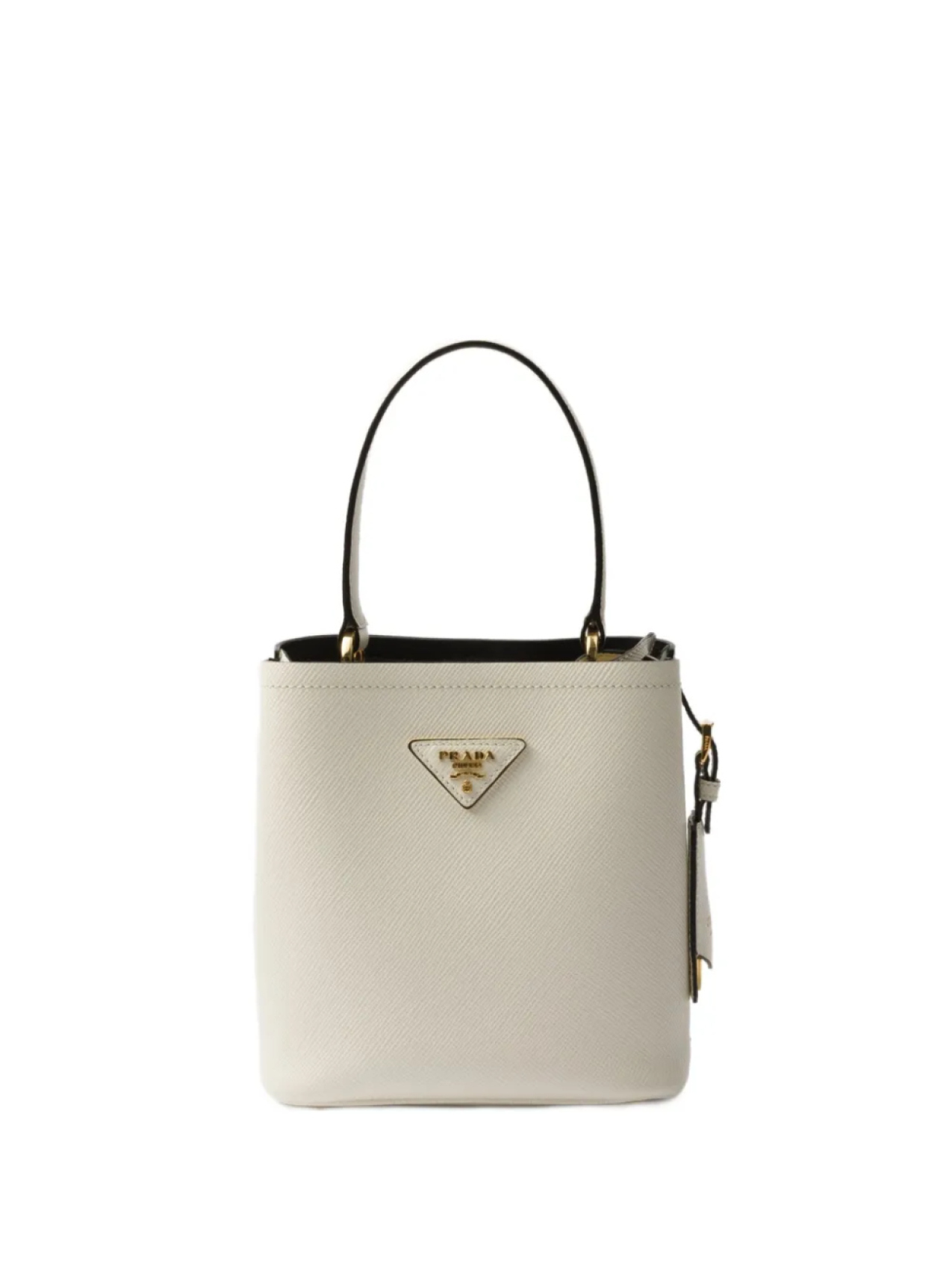 

Мини-сумка-ведро Panier Prada, белый