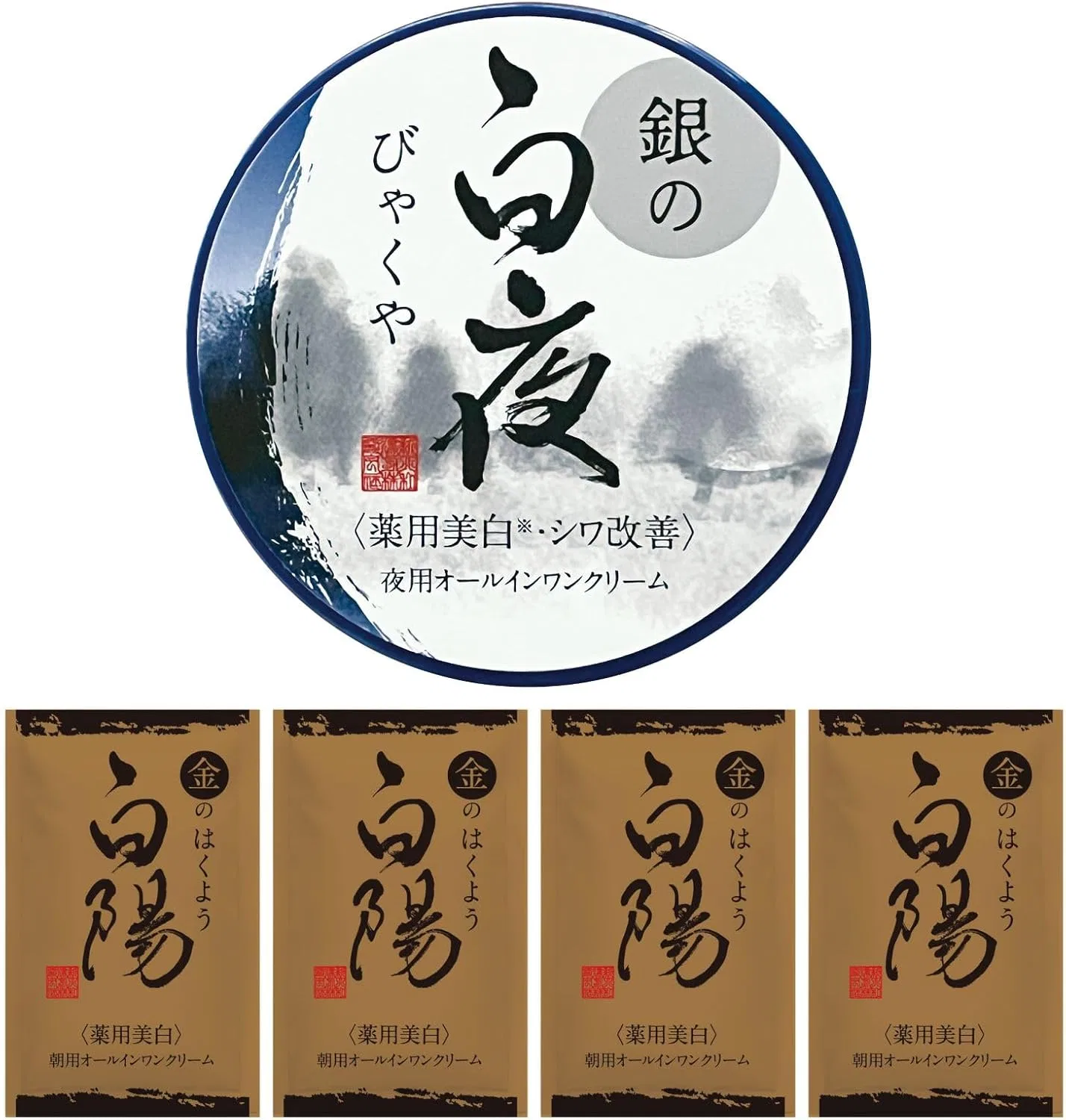 Крем для лица Shin Daiwa Kanpo Co Ltd — Дневной All-in-One Cream белый, 40 г
