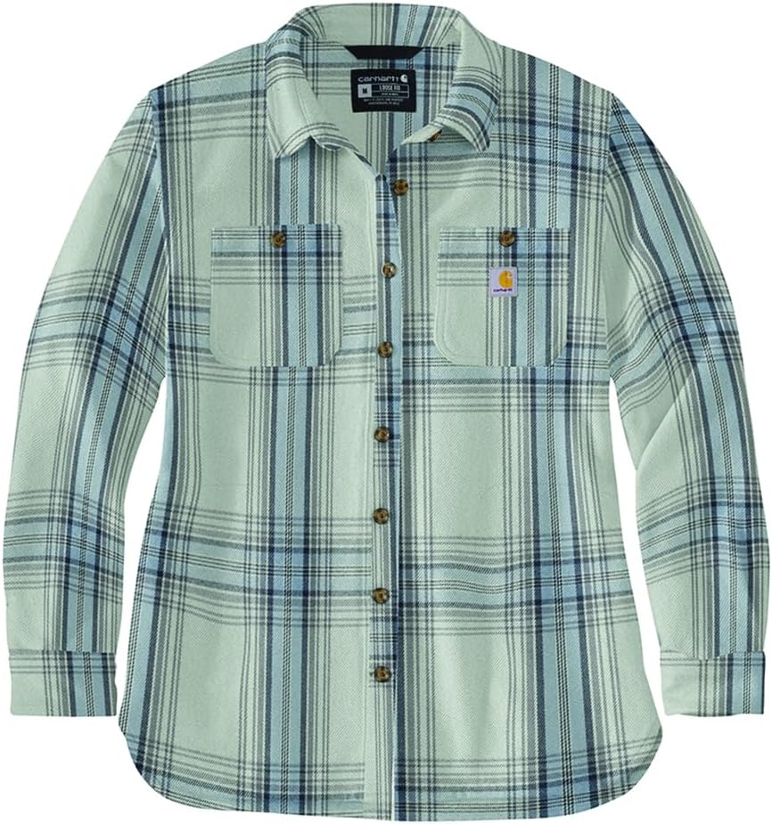 

Carhartt Women's 105991 Женская свободная рубашка из твила, Neptune