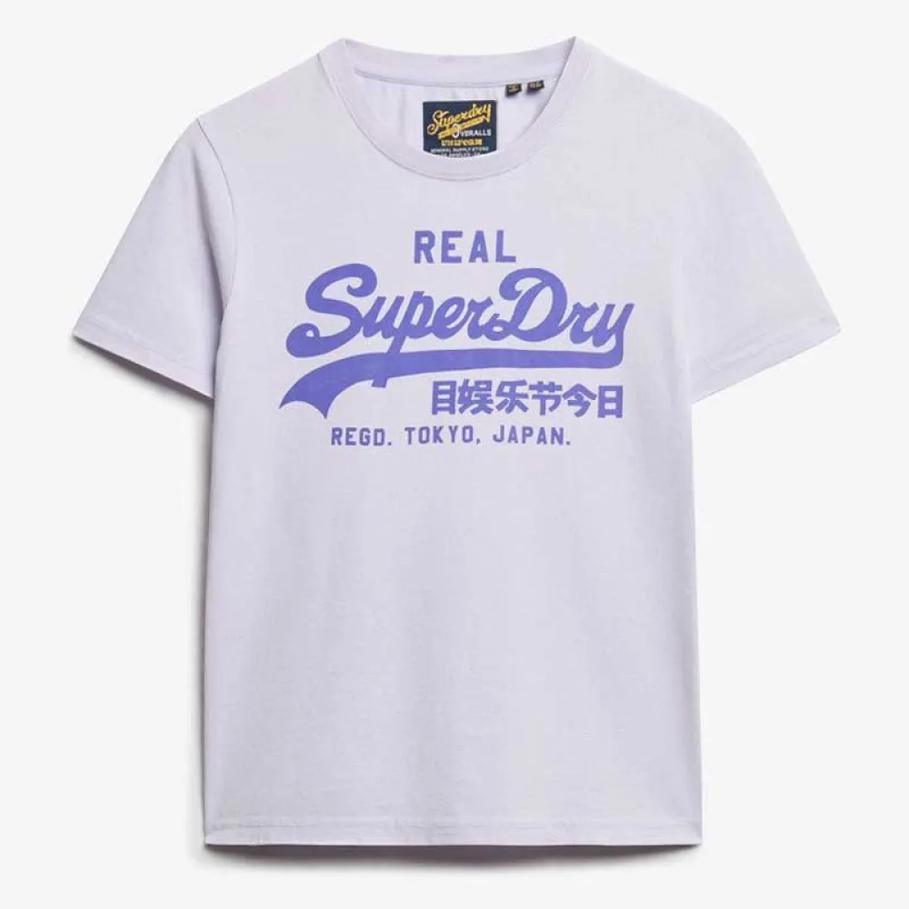 Футболка с коротким рукавом Superdry Vl Neon Slim, белый — фото 3