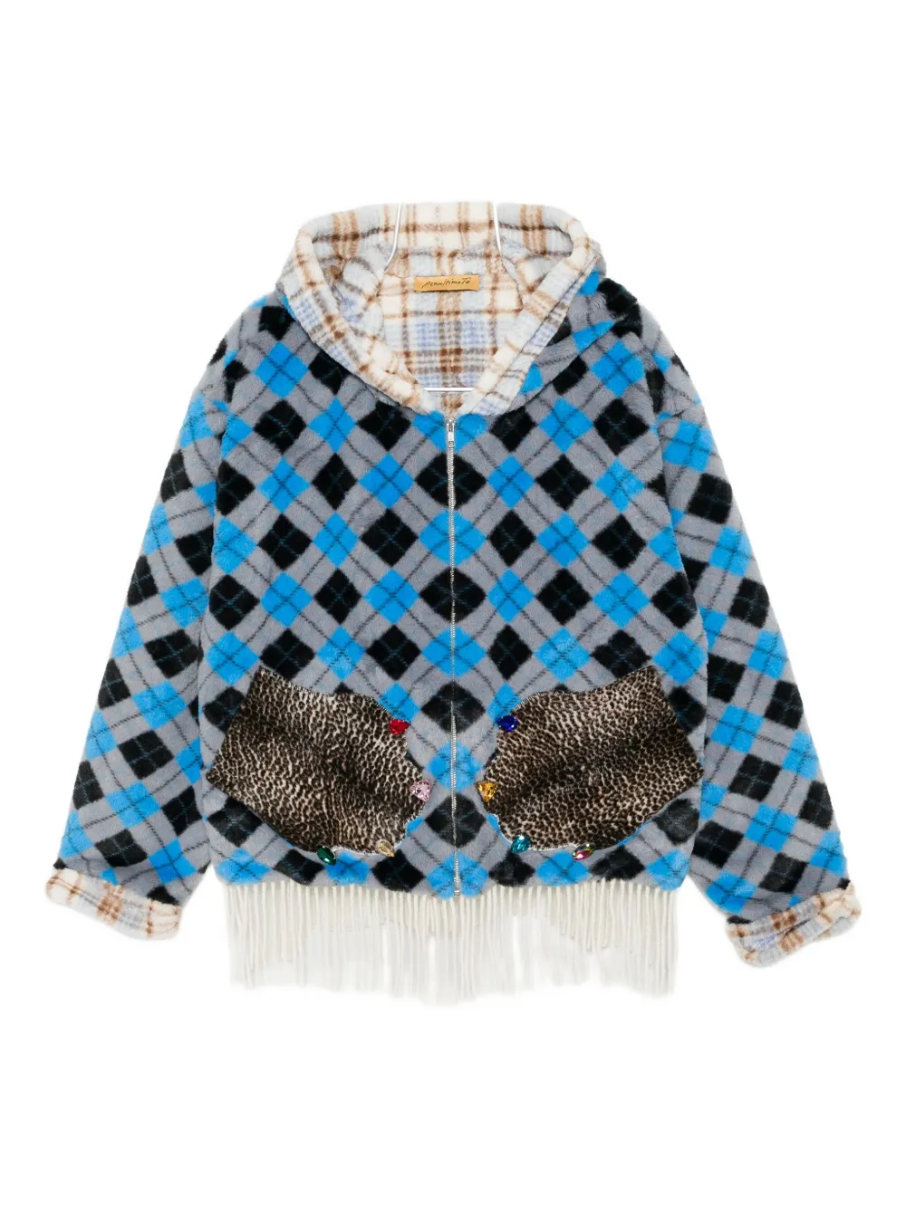 

Клетчатый пиджак PENULTIMATE, синий