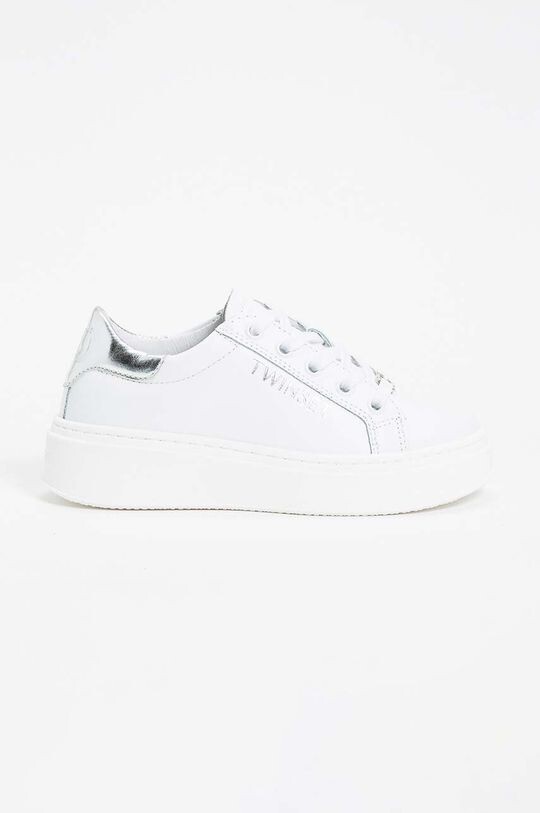 

Детские кожаные кроссовки Twinset, белый