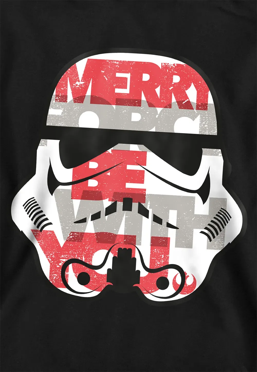 Детская худи Star Wars с принтом Stormtrooper Disney, черный — фото 2