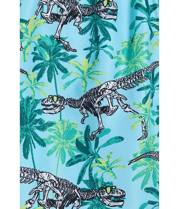 Плавки Skeleton Boardshorts Deux par Deux, Blue Skeleton Print — фото 3