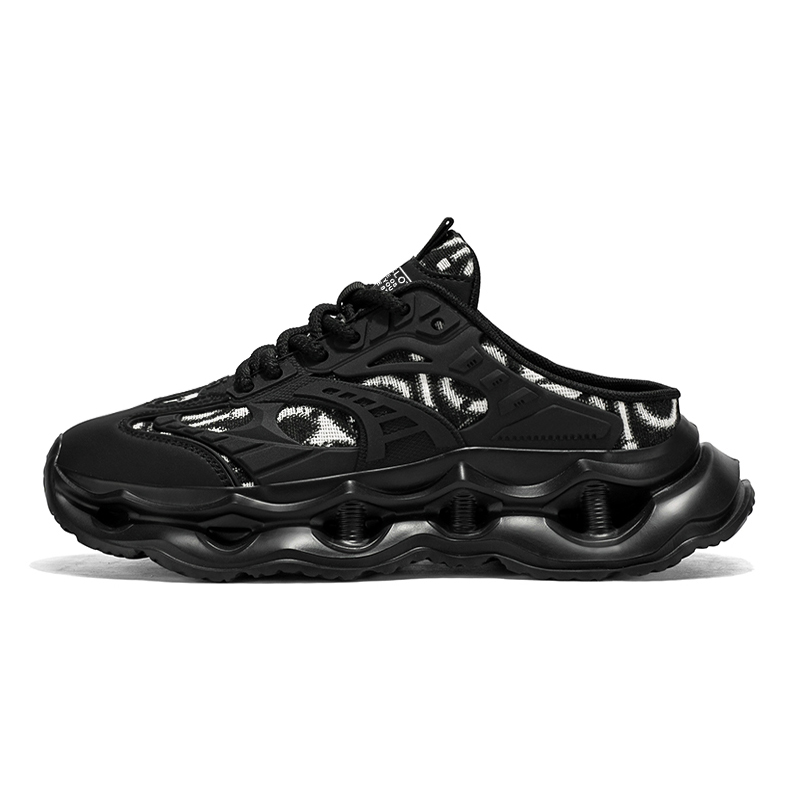 

PNKE Абразивостойкие дышащие утолщенные низкие кроссовки для мужчин с эффектом увеличения роста черные, цвет Black