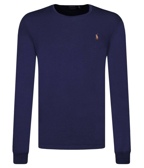 

Лонгслив Polo Ralph Lauren Custom Slim Fit, синий