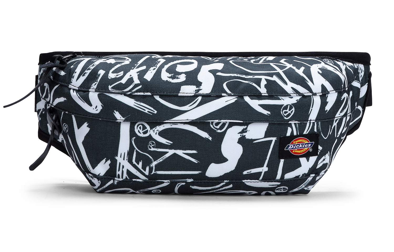 

Dickies Полиэстеровый кроссбоди слинговый поясной рюкзак мужской черно-белый
