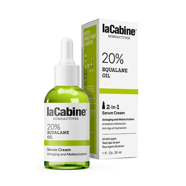 

Антивозрастной крем-сыворотка 20% Squalane Oil Lacabine, 30 ml