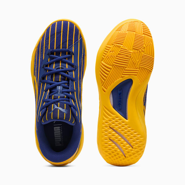 Баскетбольные кроссовки Tyrese Haliburton All-Pro Nitro Pinstripes Puma, синий — фото 4