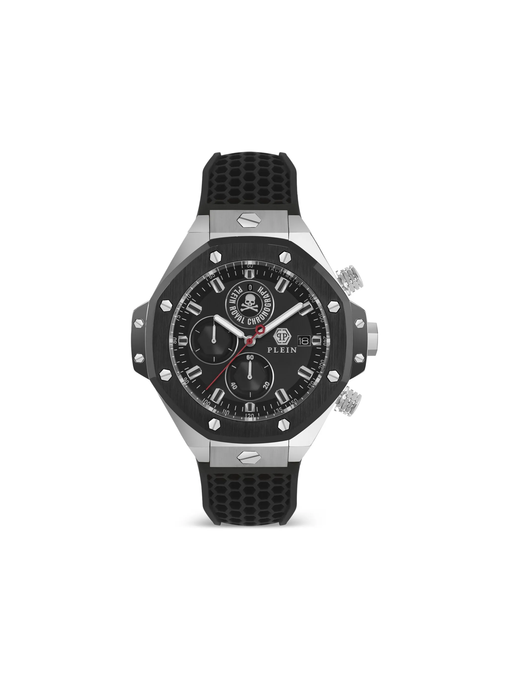 

Наручные часы Chrono Royal 46 Philipp Plein, черный