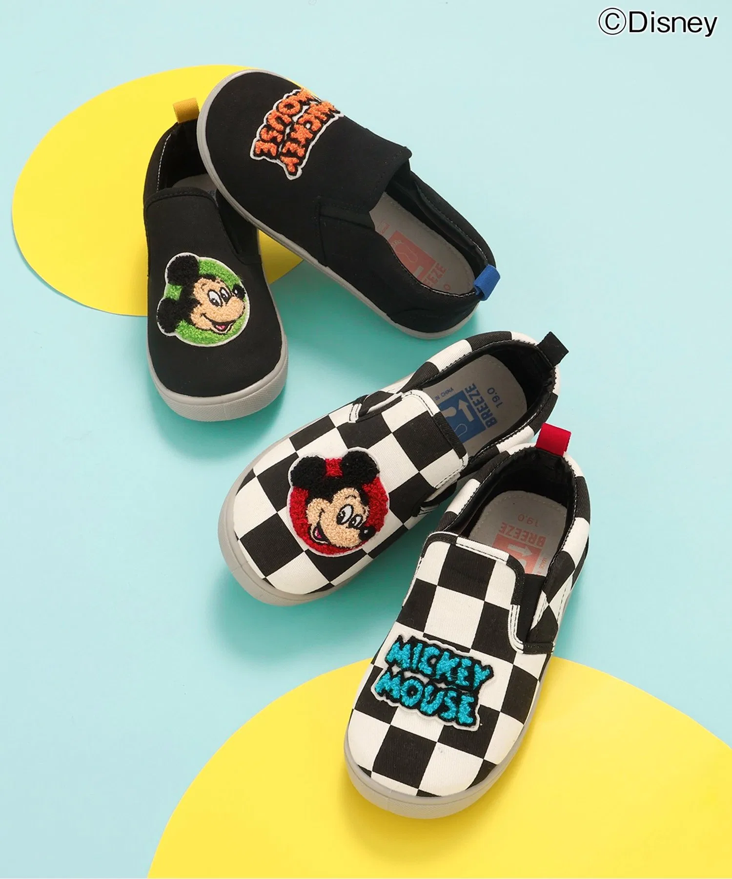 Детские слипоны Disney с аппликацией Микки Маус — фото 4