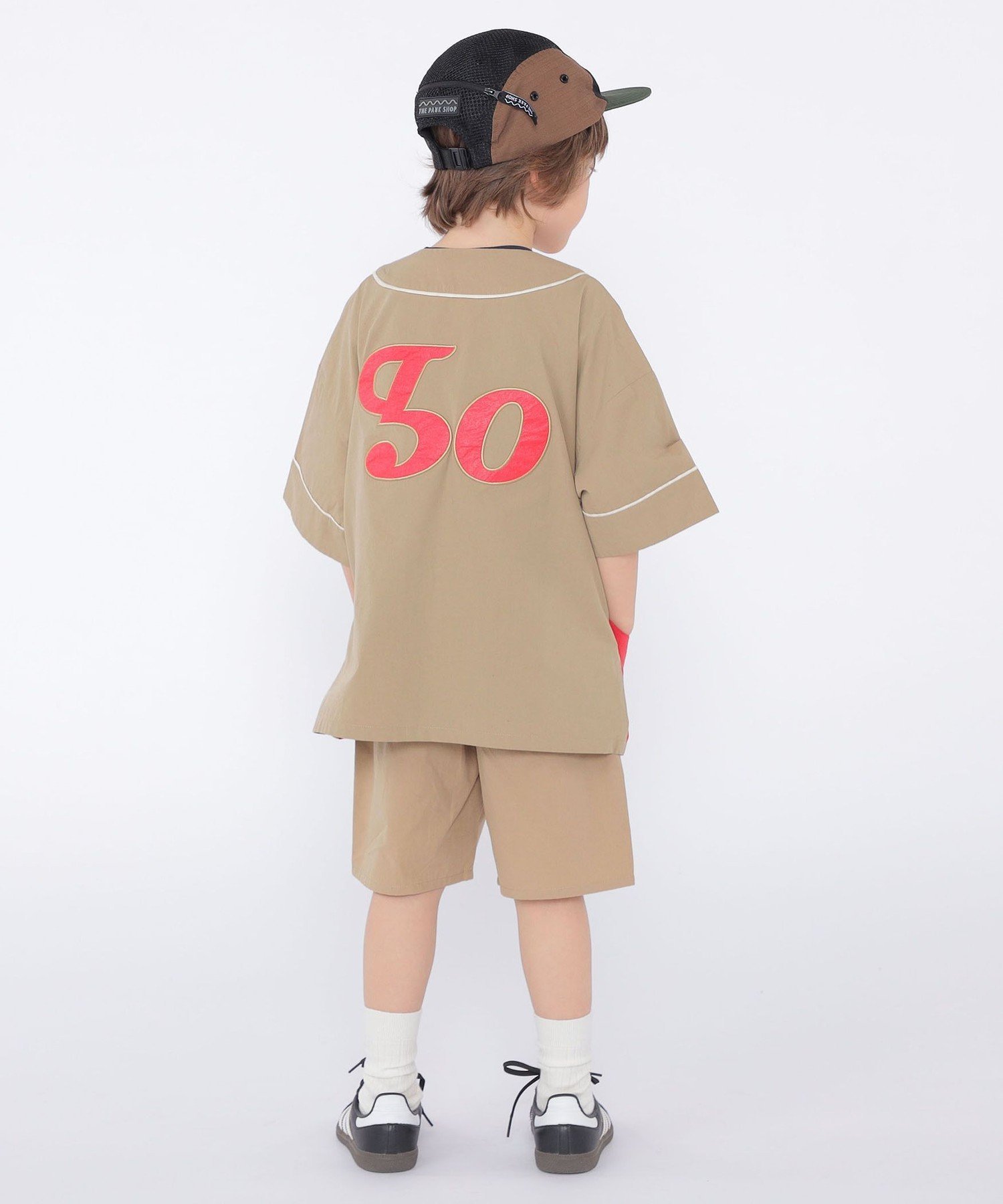 Детская футболка SHIPS: 100~130 см / Бейсбольная футболка SHIPS KIDS, Beige — фото 4