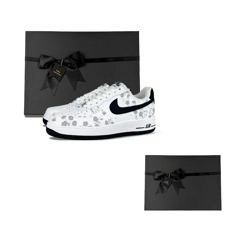

Nike Air Force 1 нескользящие низкие скейтерские кроссовки мужские white