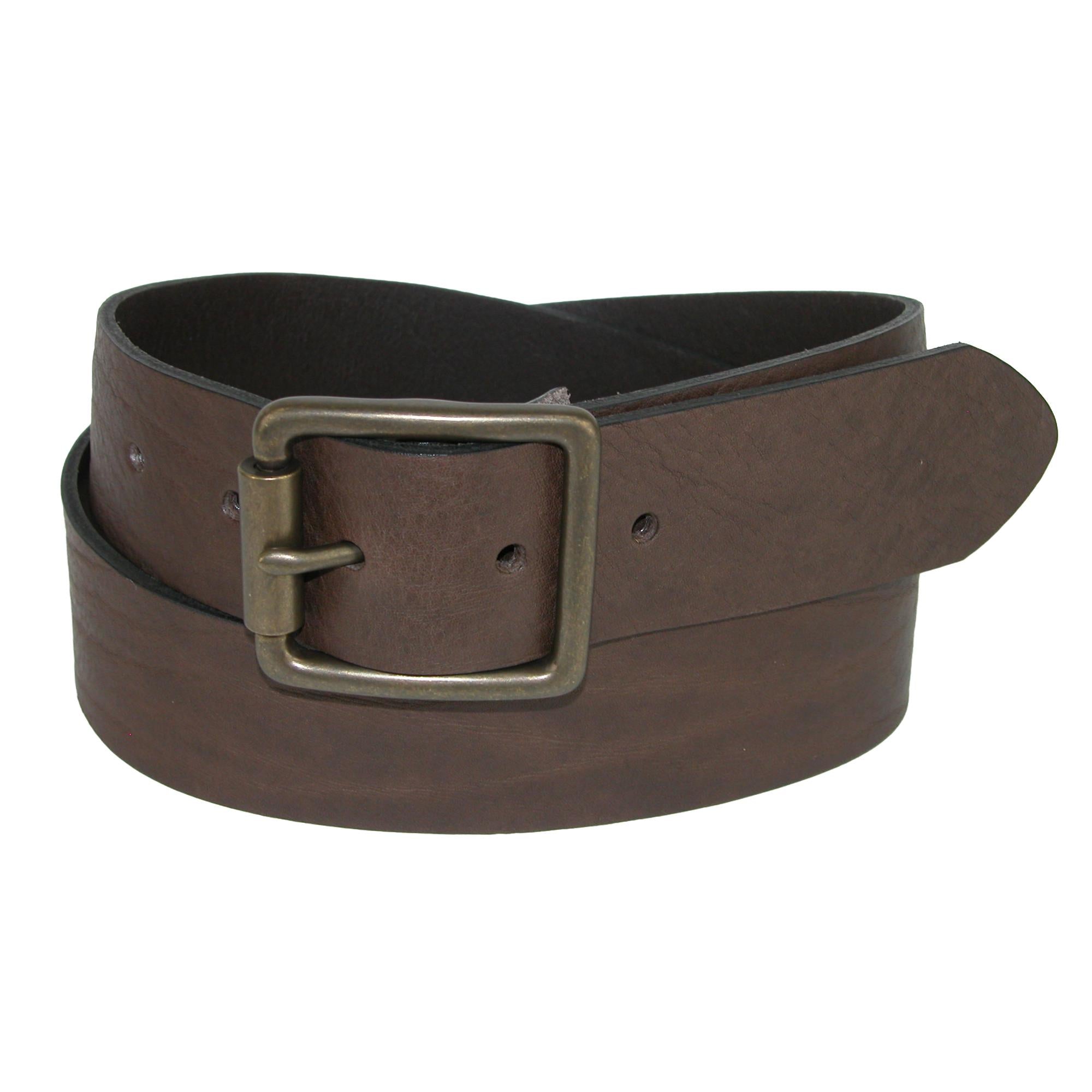 

Мужской ремень Ravens Italian Leather с центральной пряжкой The British Belt Company, коричневый