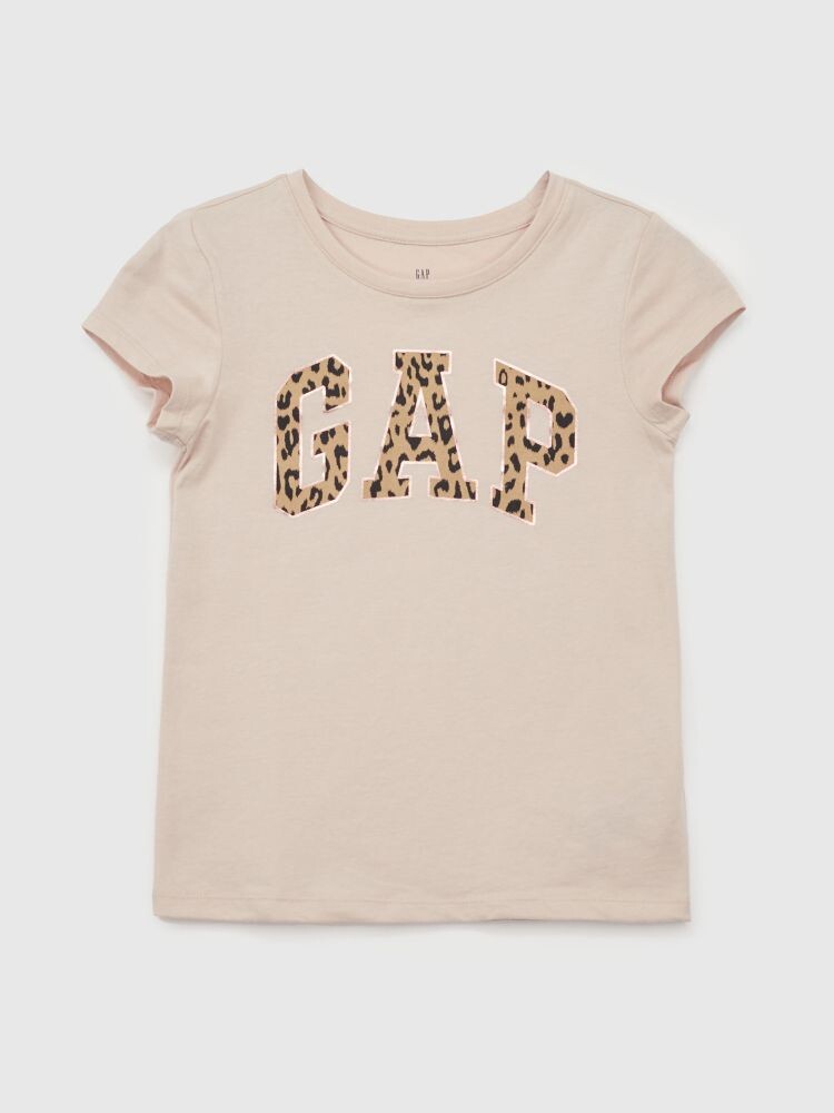 

Детская футболка с логотипом Gap, бежевый