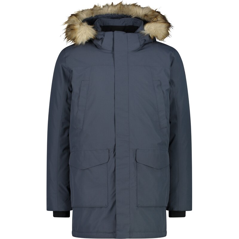 

Куртка мужская парка с фиксированным капюшоном Cmp, цвет titanio