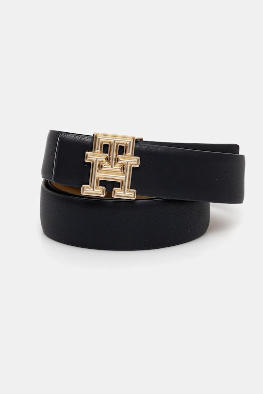 

Кожаный ремень двусторонний Tommy Hilfiger, темно-синий