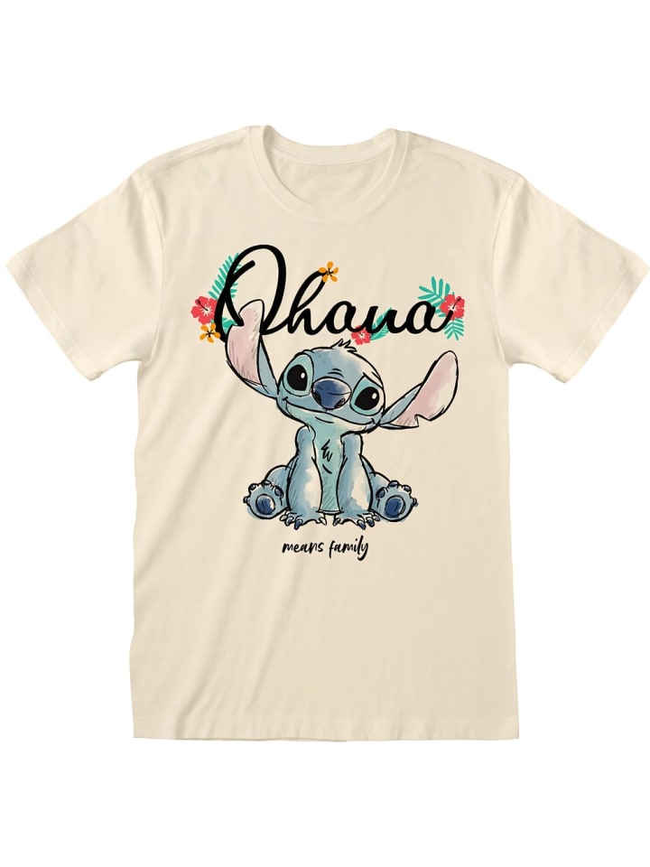 

Футболка Ohana Means Family T-Shirt желтого цвета Disney, Желтый, Футболка Ohana Means Family T-Shirt желтого цвета Disney