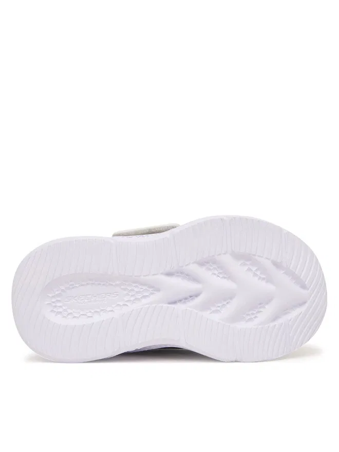 Кроссовки Meteor-Lights - Glow 401498N/SLBK Silver Skechers — фото 4