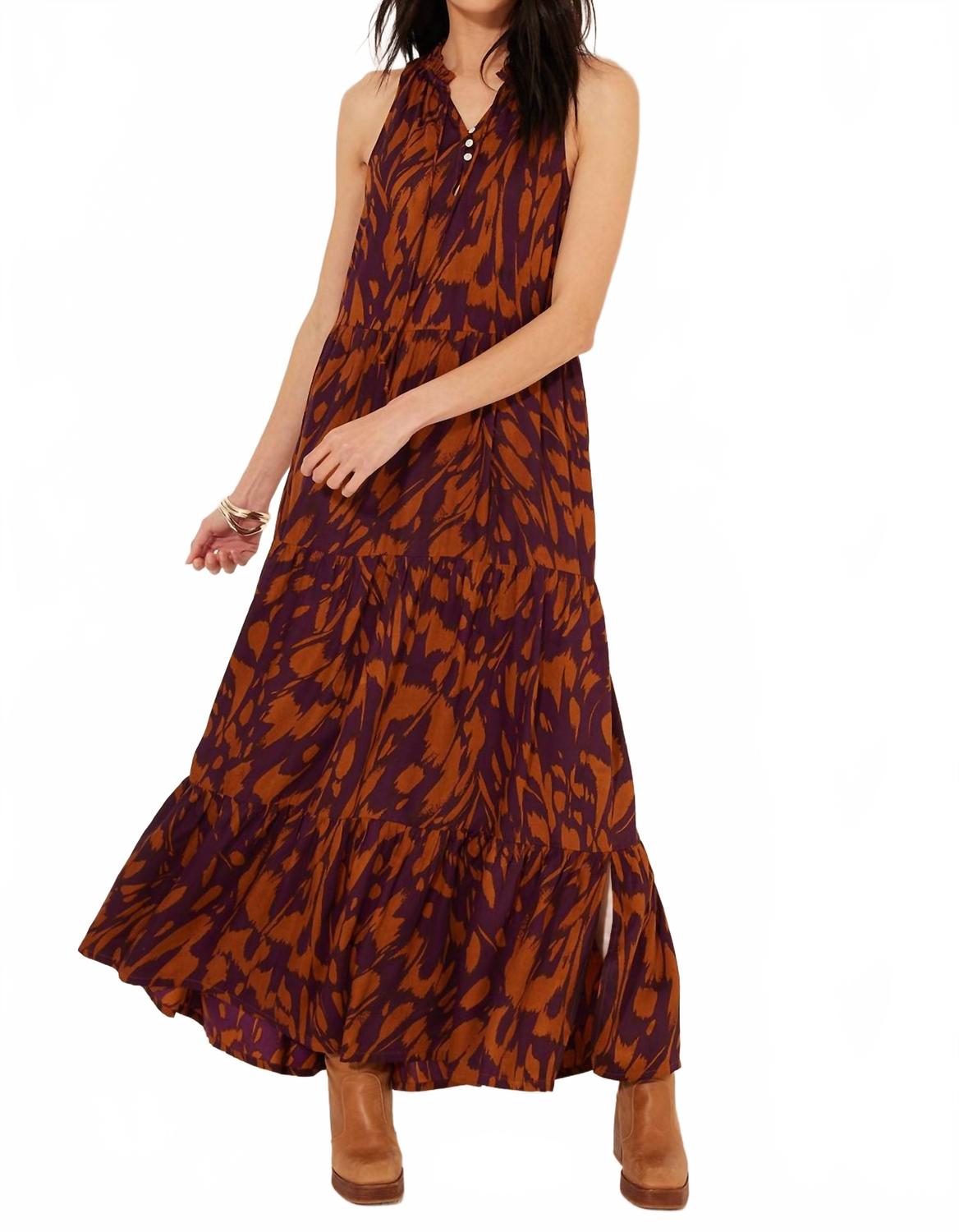 

Тусканское макси-платье в разноцветной гамме BILA77, мультиколор