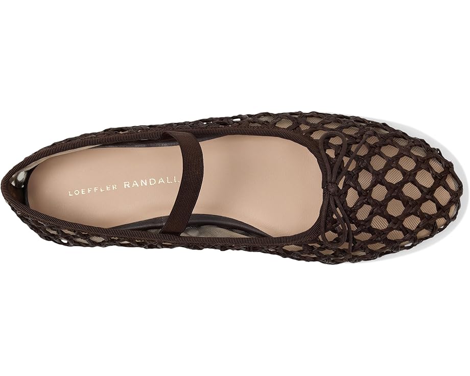 Балетки Loeffler Randall Leonie Soft Ballet Flat, цвет Chocolate 2 — фото 2