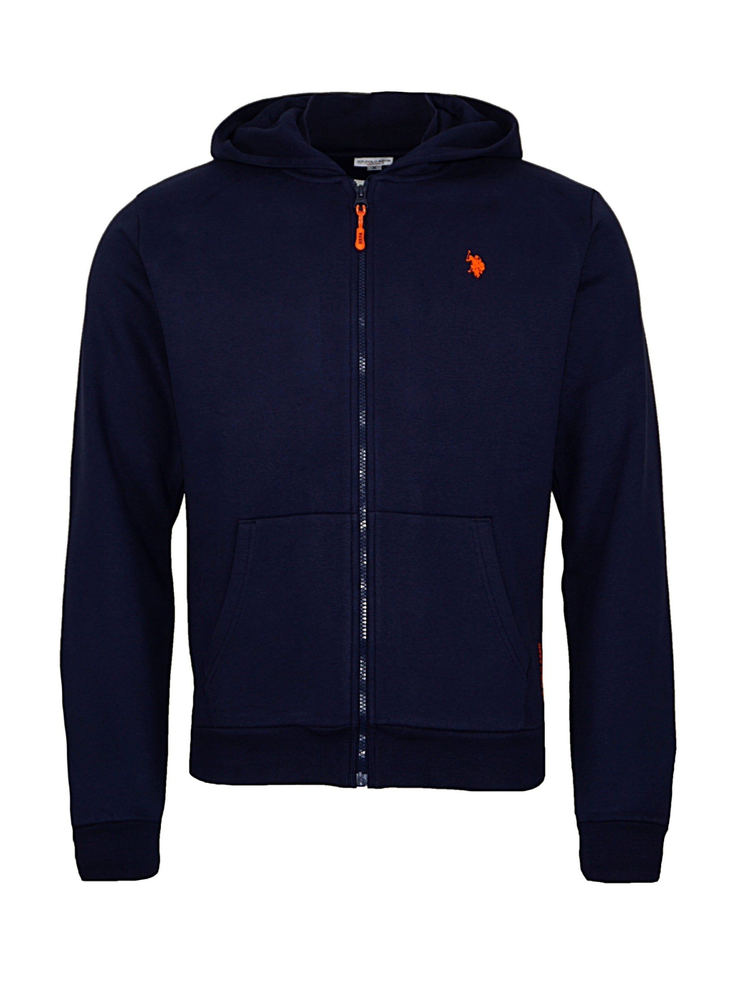 

U.S. POLO ASSN. Толстовка с молнией в темно-синем цвете