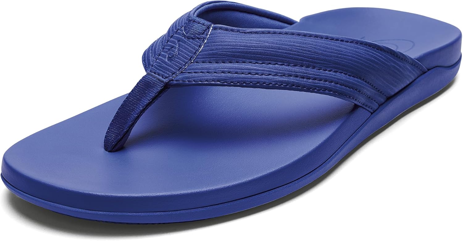 

Мужские пляжные сандалии OLUKAI Maha, обувь для воды, комфортная для ношения весь день и с ультрамягкой посадкой, синий