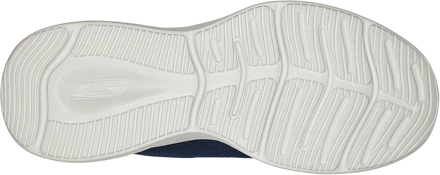 Мужские кроссовки Skechers 232591 Nvbk, Navy Mesh Duraleather Trim — фото 3