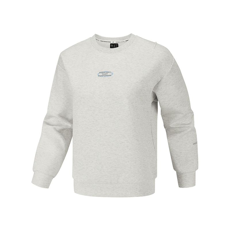 

Skechers Женская толстовка светло-серого меланжа/0248 с круглым вырезом, средней толщины, стандартного размера, Серый, Skechers Женская толстовка светло-серого меланжа/0248 с круглым вырезом, средней толщины, стандартного размера