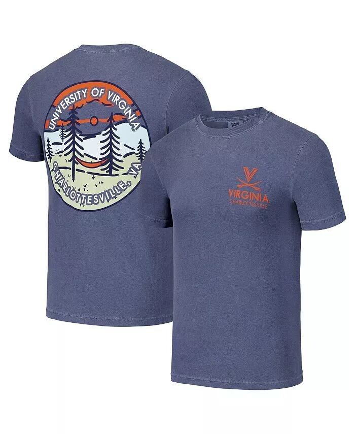 

Футболка Navy Virginia Cavaliers Scenic Comfort Colors для мужчин и женщин Image One