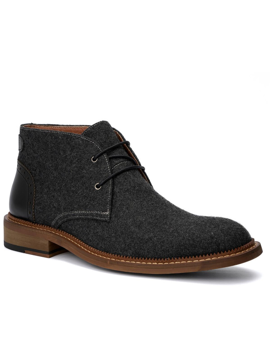 

Мужские кожаные ботинки чукка Kenneth Vintage Foundry Co., цвет Charcoal
